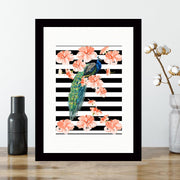 Quadro Decorativo MDF Emoldurado - Arte Multicolor 24x29cm com Moldura de Madeira 2cm