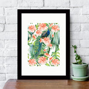 Quadro Decorativo MDF Emoldurado - Arte Multicolor 24x29cm com Moldura de Madeira 2cm