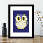 Quadro Decorativo MDF Emoldurado - Arte Multicolor 24x29cm com Moldura de Madeira 2cm