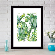 Quadro Decorativo MDF Emoldurado - Arte Multicolor 24x29cm com Moldura de Madeira 2cm