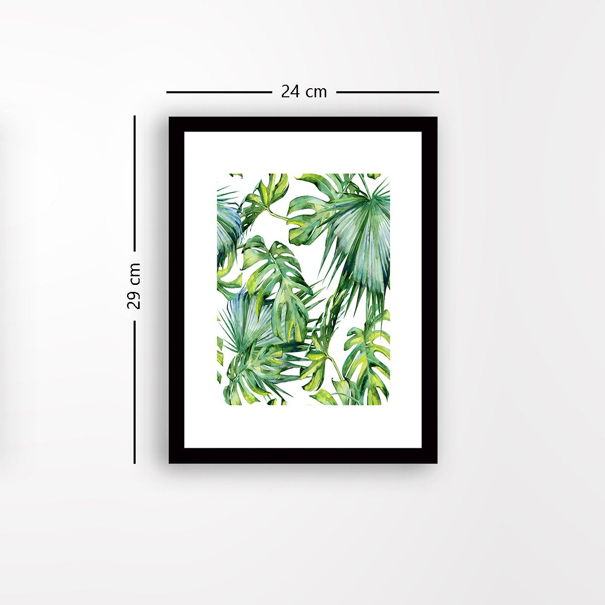 Quadro Decorativo MDF Emoldurado - Arte Multicolor 24x29cm com Moldura de Madeira 2cm