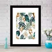 Quadro Decorativo MDF Emoldurado - Arte Multicolor 24x29cm com Moldura de Madeira 2cm