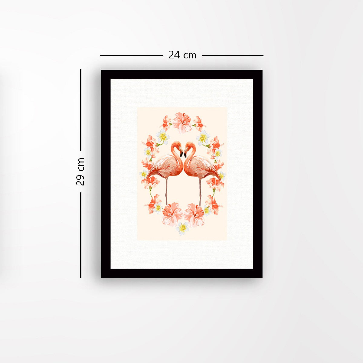 Quadro Decorativo MDF Emoldurado - Arte Multicolor 24x29cm com Moldura de Madeira 2cm