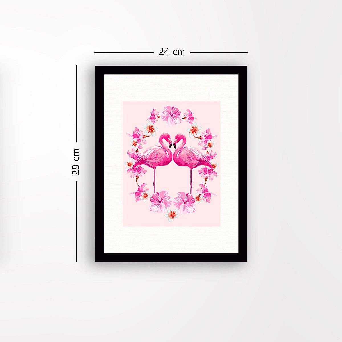 Quadro Decorativo MDF Emoldurado - Arte Multicolor 24x29cm com Moldura de Madeira 2cm