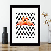 Quadro Decorativo MDF Emoldurado - Arte Multicolor 24x29cm com Moldura de Madeira 2cm