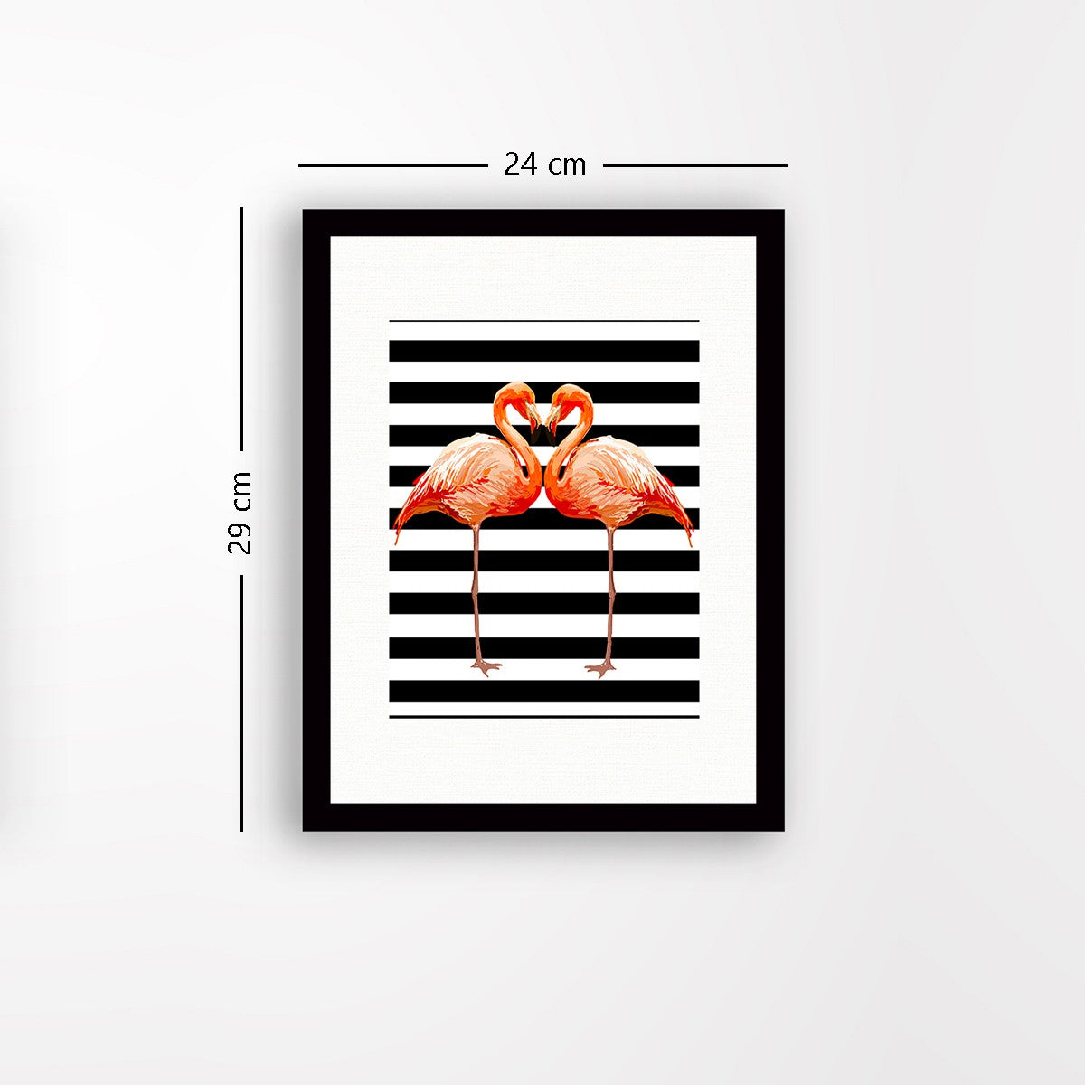 Quadro Decorativo MDF Emoldurado - Arte Multicolor 24x29cm com Moldura de Madeira 2cm