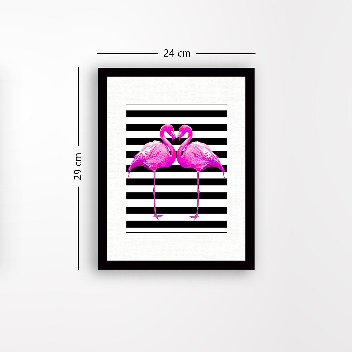 Quadro Decorativo MDF Emoldurado - Arte Multicolor 24x29cm com Moldura de Madeira 2cm