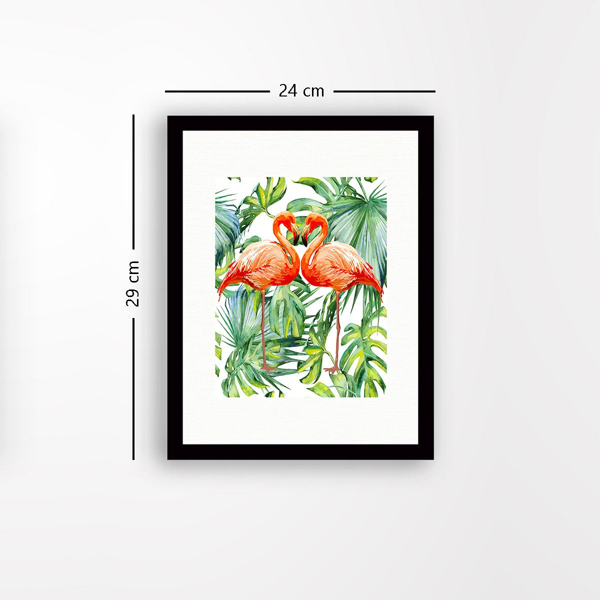 Quadro Decorativo MDF Emoldurado - Arte Multicolor 24x29cm com Moldura de Madeira 2cm