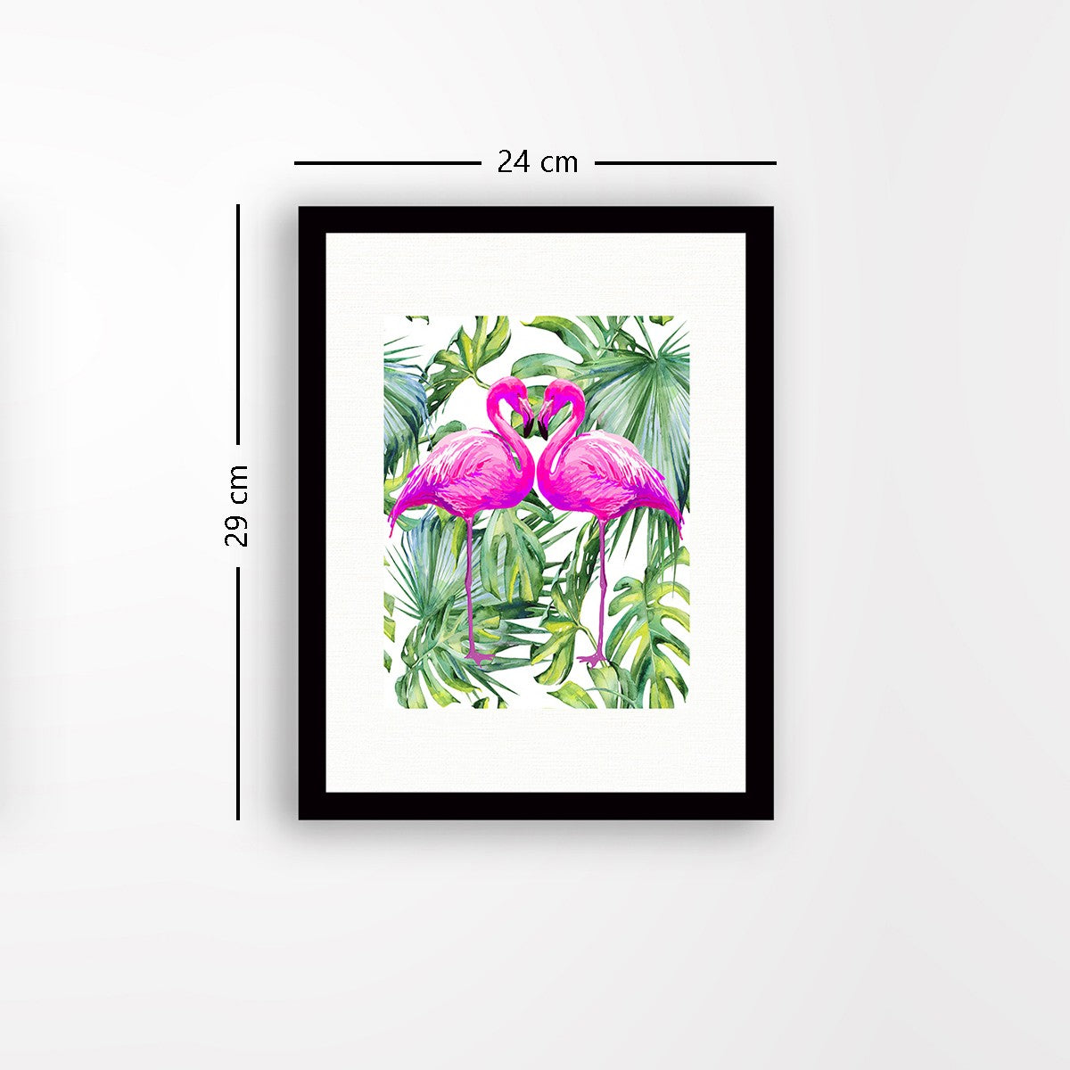 Quadro Decorativo MDF Emoldurado - Arte Multicolor 24x29cm com Moldura de Madeira 2cm