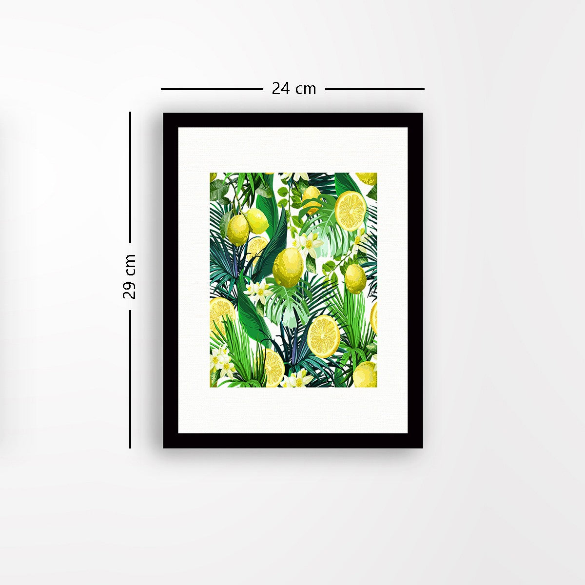 Quadro Decorativo MDF Emoldurado - Arte Multicolor 24x29cm com Moldura de Madeira 2cm