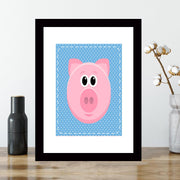 Quadro Decorativo MDF Emoldurado - Arte Multicolor 24x29cm com Moldura de Madeira 2cm