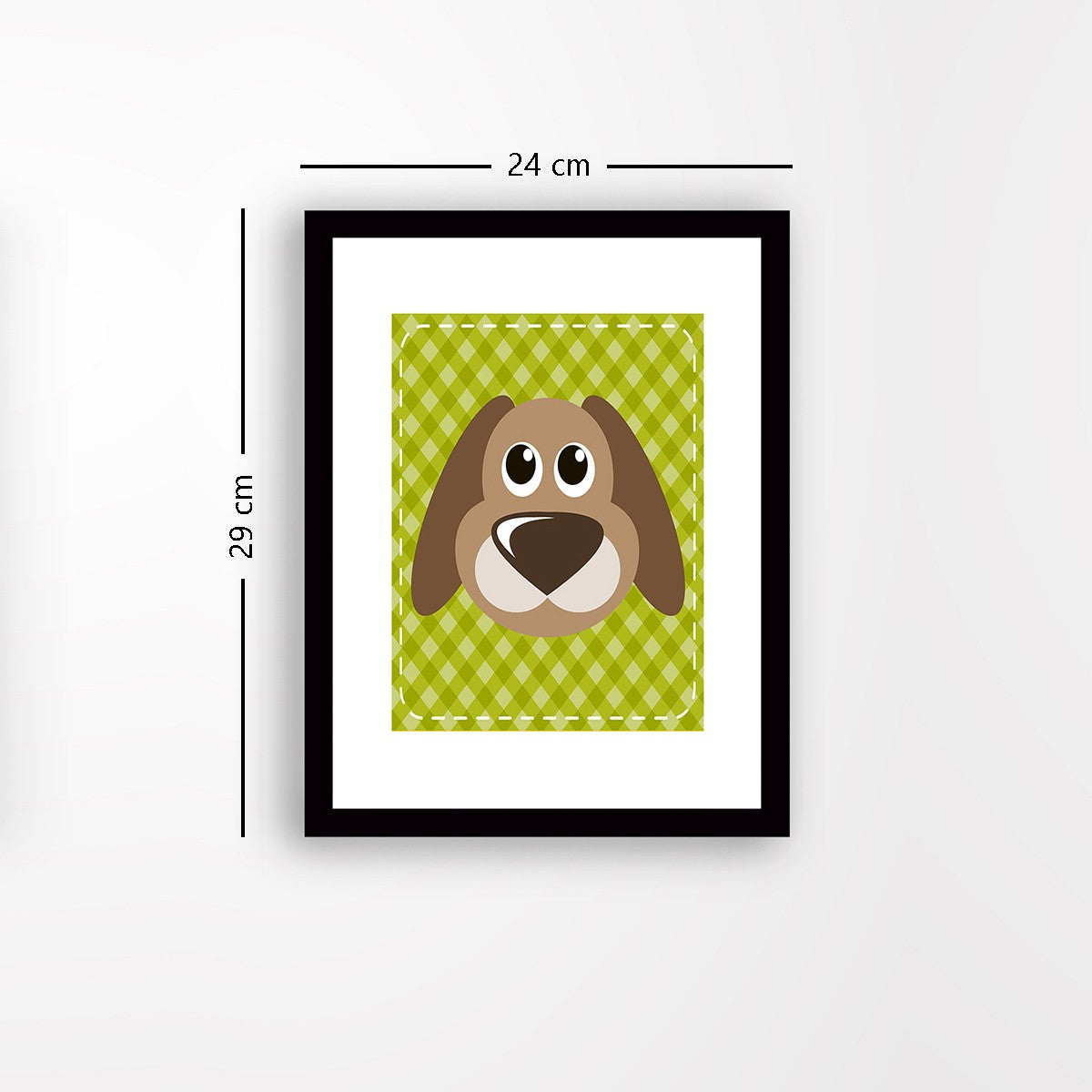 Quadro Decorativo MDF Emoldurado - Arte Multicolor 24x29cm com Moldura de Madeira 2cm