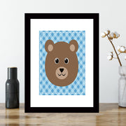 Quadro Decorativo MDF Emoldurado - Arte Multicolor 24x29cm com Moldura de Madeira 2cm