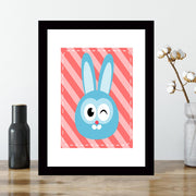 Quadro Decorativo MDF Emoldurado - Arte Multicolor 24x29cm com Moldura de Madeira 2cm