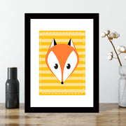 Quadro Decorativo MDF Emoldurado - Arte Multicolor 24x29cm com Moldura de Madeira 2cm