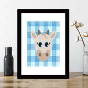 Quadro Decorativo MDF Emoldurado - Arte Multicolor 24x29cm com Moldura de Madeira 2cm