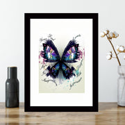 Quadro Decorativo MDF Emoldurado - Arte Multicolor 24x29cm com Moldura de Madeira 2cm