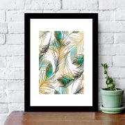 Quadro Decorativo MDF Emoldurado - Arte Multicolor 24x29cm com Moldura de Madeira 2cm