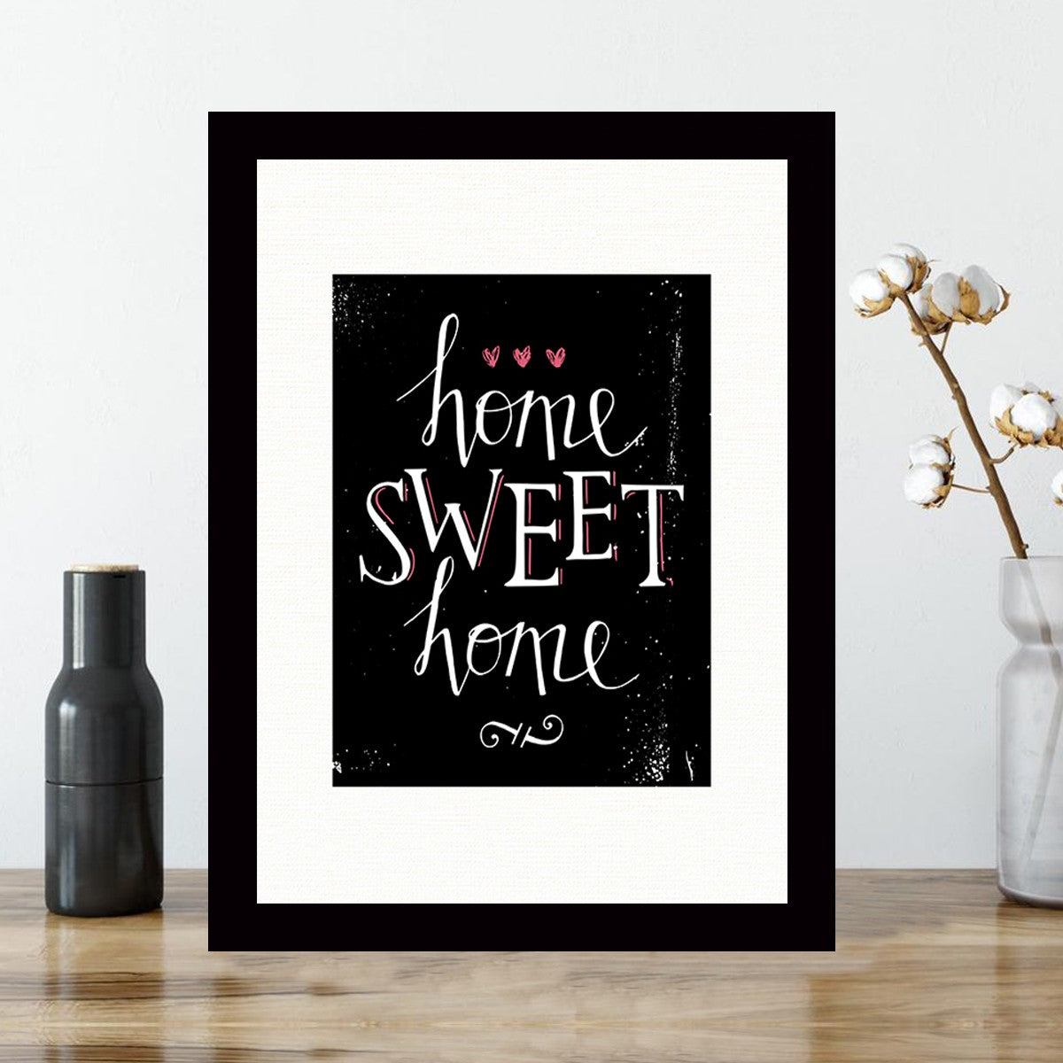 Quadro Decorativo MDF Emoldurado - Arte Multicolor 24x29cm com Moldura de Madeira 2cm