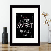 Quadro Decorativo MDF Emoldurado - Arte Multicolor 24x29cm com Moldura de Madeira 2cm