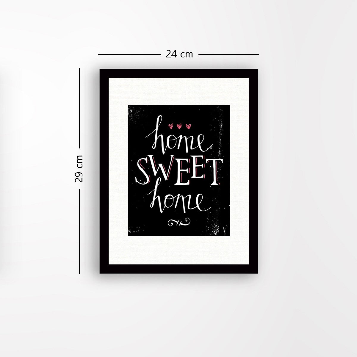 Quadro Decorativo MDF Emoldurado - Arte Multicolor 24x29cm com Moldura de Madeira 2cm