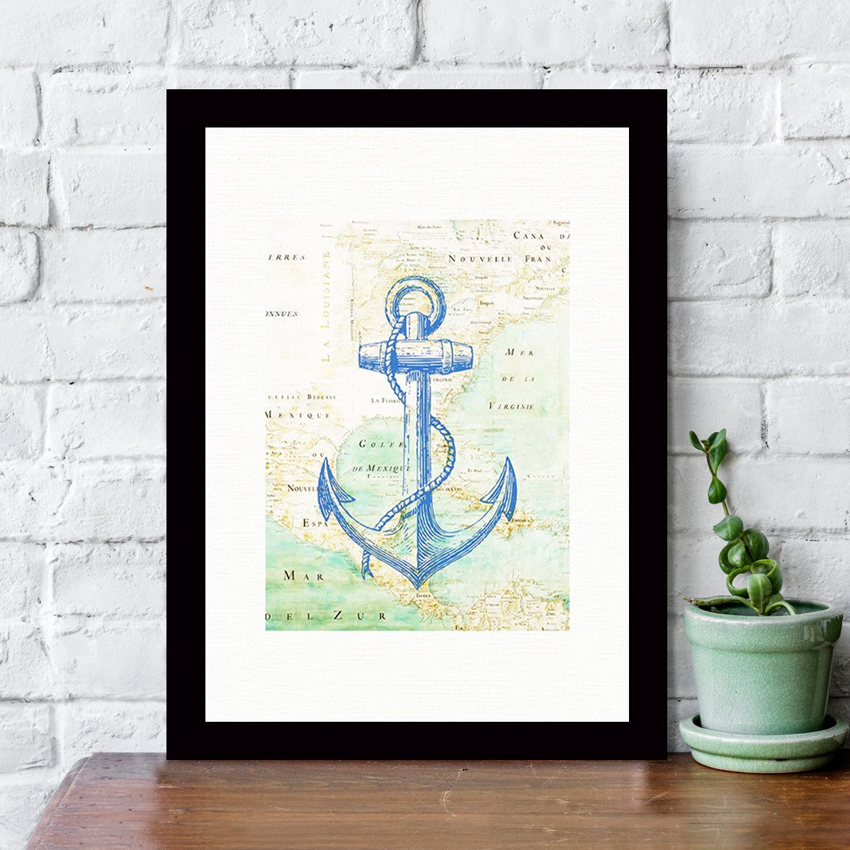 Quadro Decorativo MDF Emoldurado - Arte Multicolor 24x29cm com Moldura de Madeira 2cm