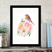 Quadro Decorativo MDF Emoldurado - Arte Multicolor 24x29cm com Moldura de Madeira 2cm