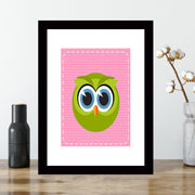 Quadro Decorativo MDF Emoldurado - Arte Multicolor 24x29cm com Moldura de Madeira 2cm