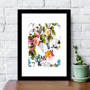 Quadro Decorativo MDF Emoldurado - Arte Multicolor 24x29cm com Moldura de Madeira 2cm