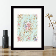 Quadro Decorativo MDF Emoldurado - Arte Multicolor 24x29cm com Moldura de Madeira 2cm