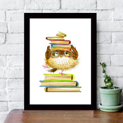 Quadro Decorativo MDF Emoldurado - Arte Multicolor 24x29cm com Moldura de Madeira 2cm