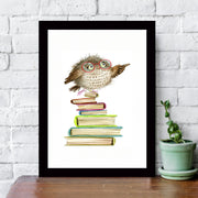 Quadro Decorativo MDF Emoldurado - Arte Multicolor 24x29cm com Moldura de Madeira 2cm