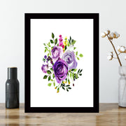 Quadro Decorativo MDF Emoldurado - Arte Multicolor 24x29cm com Moldura de Madeira 2cm