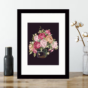 Quadro Decorativo MDF Emoldurado - Arte Multicolor 24x29cm com Moldura de Madeira 2cm