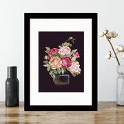 Quadro Decorativo MDF Emoldurado - Arte Multicolor 24x29cm com Moldura de Madeira 2cm