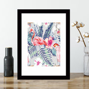 Quadro Decorativo MDF Emoldurado - Arte Multicolor 24x29cm com Moldura de Madeira 2cm