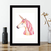 Quadro Decorativo MDF Emoldurado - Arte Multicolor 24x29cm com Moldura de Madeira 2cm