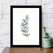 Quadro Decorativo MDF Emoldurado - Arte Multicolor 24x29cm com Moldura de Madeira 2cm