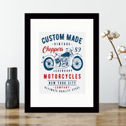 Quadro Decorativo MDF Emoldurado - Arte Multicolor 24x29cm com Moldura de Madeira 2cm