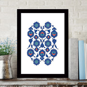 Quadro Decorativo MDF Emoldurado - Arte Multicolor 24x29cm com Moldura de Madeira 2cm