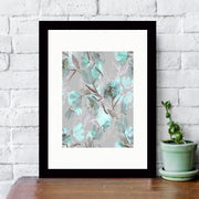 Quadro Decorativo MDF Emoldurado - Arte Multicolor 24x29cm com Moldura de Madeira 2cm