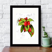 Quadro Decorativo MDF Emoldurado - Arte Multicolor 24x29cm com Moldura de Madeira 2cm