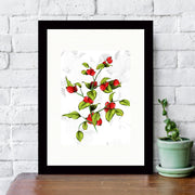 Quadro Decorativo MDF Emoldurado - Arte Multicolor 24x29cm com Moldura de Madeira 2cm