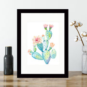 Quadro Decorativo MDF Emoldurado - Arte Multicolor 24x29cm com Moldura de Madeira 2cm