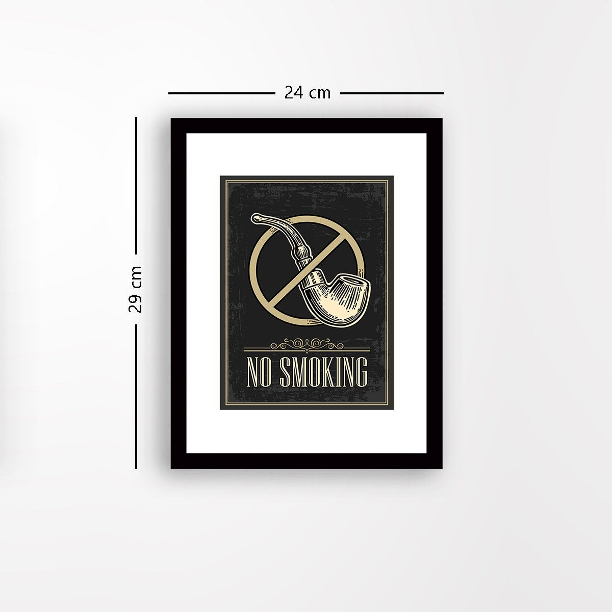 Quadro Decorativo MDF Emoldurado - Arte Multicolor 24x29cm com Moldura de Madeira 2cm