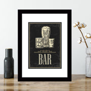 Quadro Decorativo MDF Emoldurado - Arte Multicolor 24x29cm com Moldura de Madeira 2cm