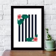 Quadro Decorativo MDF Emoldurado - Arte Multicolor 24x29cm com Moldura de Madeira 2cm