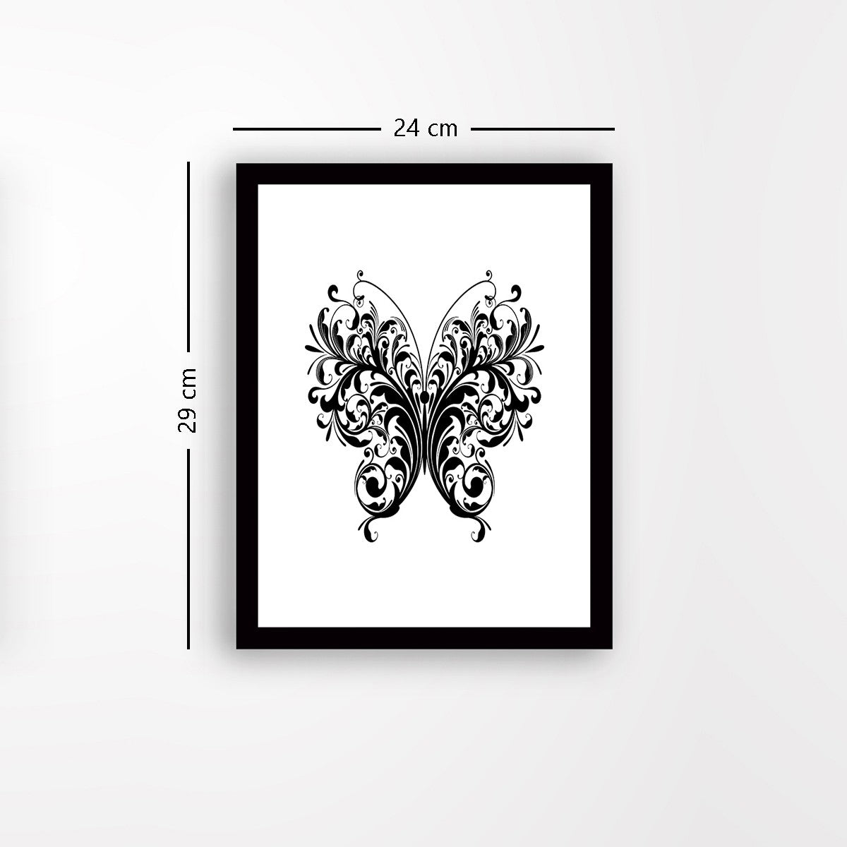 Quadro Decorativo MDF Emoldurado - Arte Multicolor 24x29cm com Moldura de Madeira 2cm