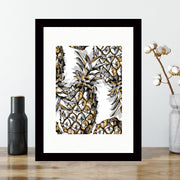 Quadro Decorativo MDF Emoldurado - Arte Multicolor 24x29cm com Moldura de Madeira 2cm