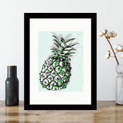 Quadro Decorativo MDF Emoldurado - Arte Multicolor 24x29cm com Moldura de Madeira 2cm